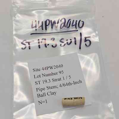 Pipe Stem; Ball Clay