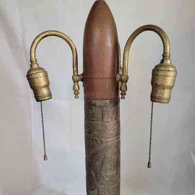 Oddfellows Artillery Shell Lamp