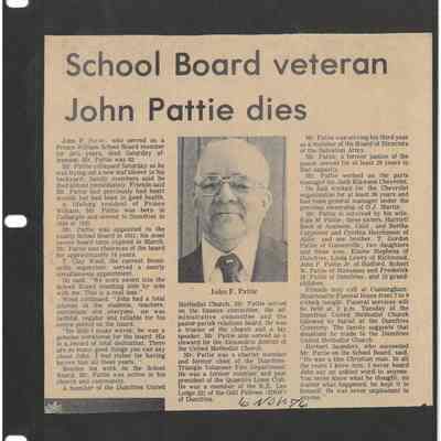 John Pattie's Obituary