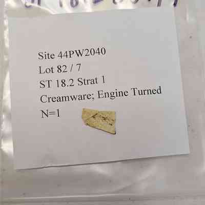 Creamware; Engine Turned