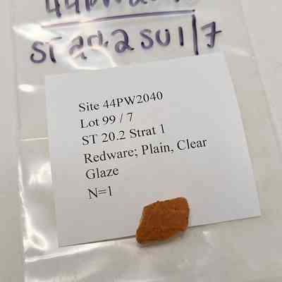 Redware; Plain, Clear Glaze
