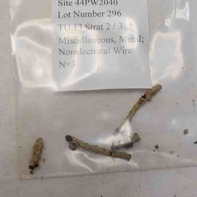 Miscellaneous, metal; Nonelectrical Wire