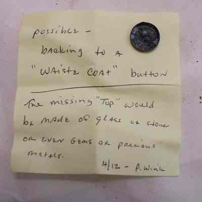 Waiste Coat button