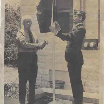 Photo: Oddfellows Cecil Garrison & James Scites