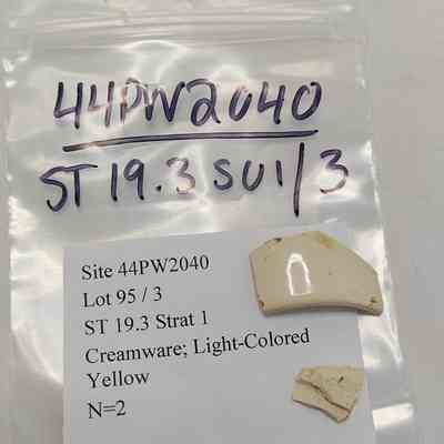 Creamware; Light Color Yellow