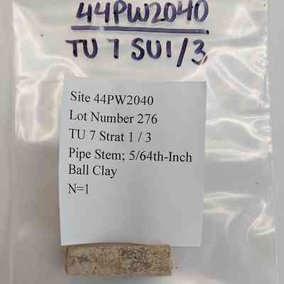 Pipe Stem Ball Clay