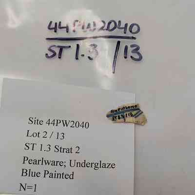 Pearl; Underglaze Blue Painted