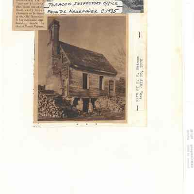 Tobacco Inspectors Office from D.C. Newspaper C. 1935