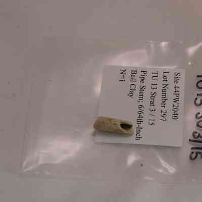 Clay Pipe Stem