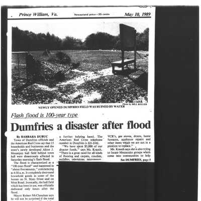 Dumfries a disaster after flood