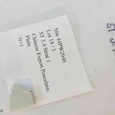 Chinese Export Porcelain; Plain