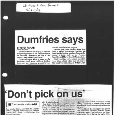 Dumfries says