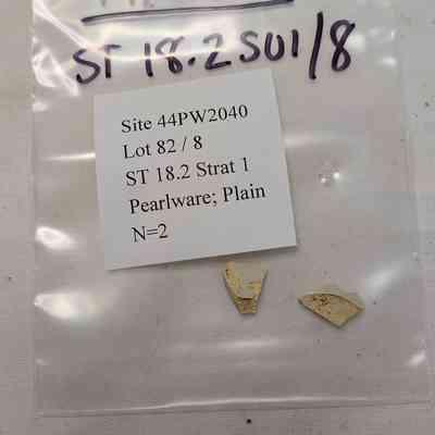 Pearlware; Plain