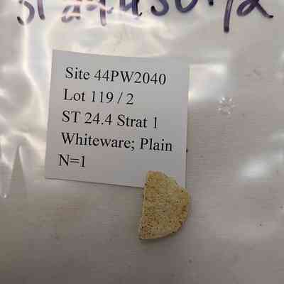 Whiteware; Plain