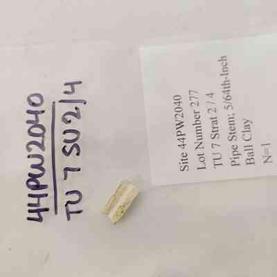 Pipe Stern; Ball Clay