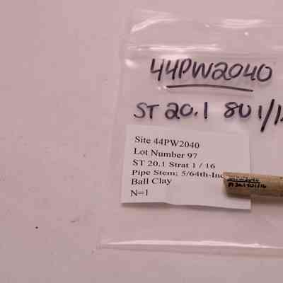 Clay Pipe Stem