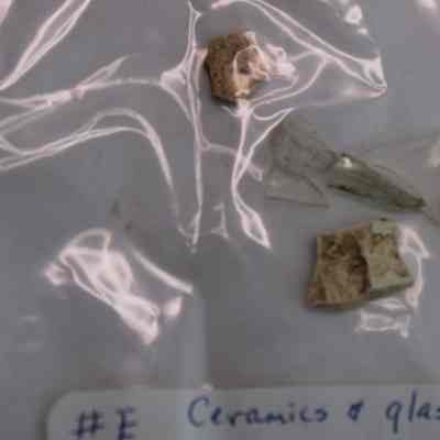 Ceramic and Glass fragments