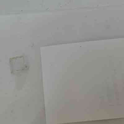 unidentified bottle fragment, clear