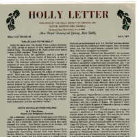 Holly Letter No. 58