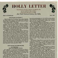 Holly Letter No. 58