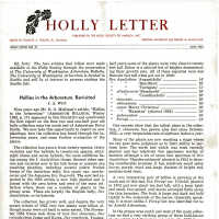 Holly Letter No. 17