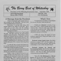 The Whitesbog Preservation Trust Newsletter - The Berry Best of Whitesbog