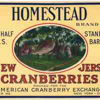 Homestead Cranberries Label