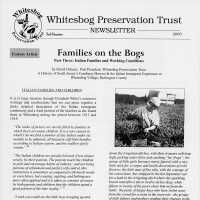 The Whitesbog Preservation Trust Newsletter