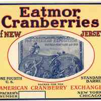 Silver Medal Eatmor Cranberries Label