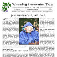 The Whitesbog Preservation Trust Newsletter