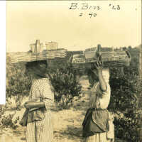 Children Carrying Filled Baskets