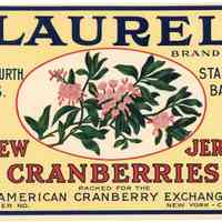 Laurel Cranberries Label