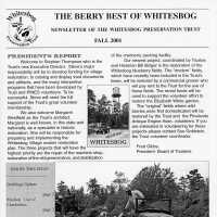 The Whitesbog Preservation Trust Newsletter - The Berry Best of Whitesbog