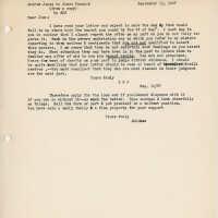 Andrew Jones to James Fenwick - September 11, 1867
