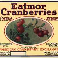 Fenwick Eatmor Cranberries Label