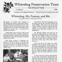 The Whitesbog Preservation Trust Newsletter