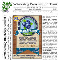 The Whitesbog Preservation Trust Newsletter