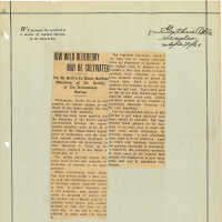 Newspaper Clipping
