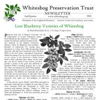 The Whitesbog Preservation Trust Newsletter