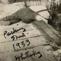 George Kirby Packing shed "1933"