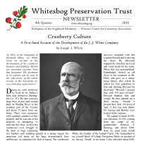 Whitesbog Preservation Trust Newsletter