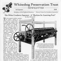 The Whitesbog Preservation Trust Newsletter