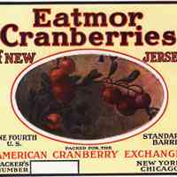 Fenwick Eatmor Cranberries Label