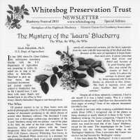 The Whitesbog Preservation Trust Newsletter