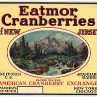 Alpine Eatmor Cranberries Label