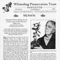 The Whitesbog Preservation Trust Newsletter