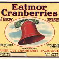Red Bell Earmor Cranberries Label