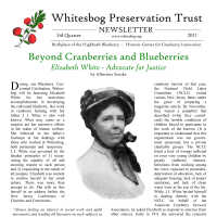 The Whitesbog Preservation Trust Newsletter