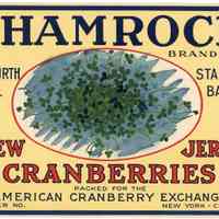 Shamrock Cranberries Label