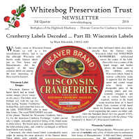 The Whitesbog Preservation Trust Newsletter